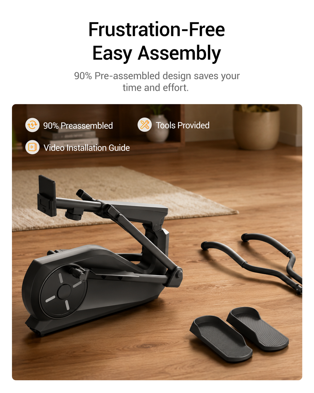 Umay ET30 Hyper-Quiet Magnetic Elliptical Machine