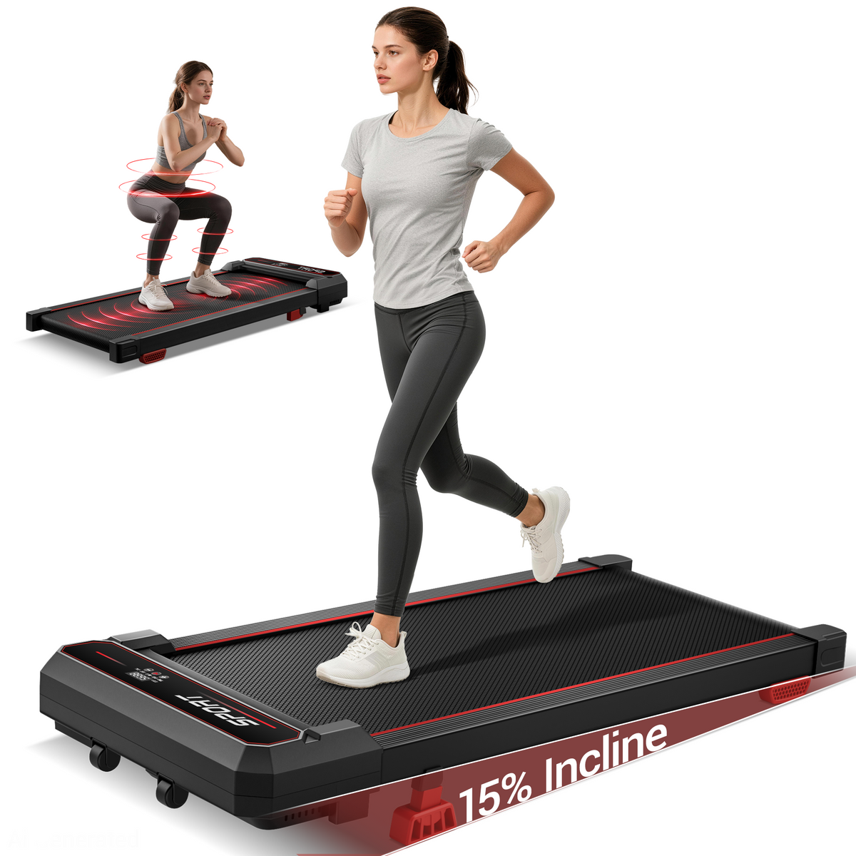 <tc>Umay U18 Tapis de marche avec inclinaison 9%/15% 1-10 km/h</tc>
