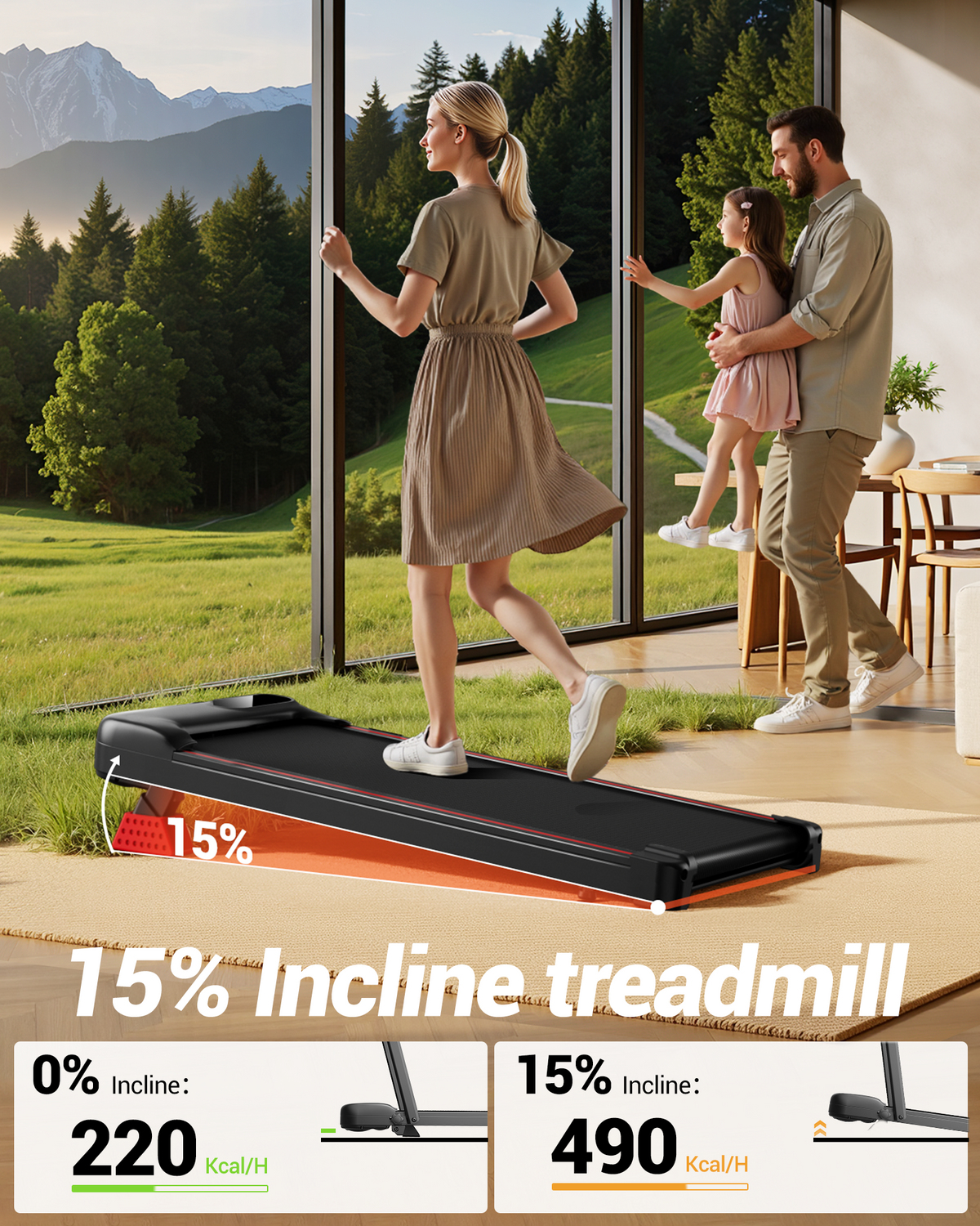 <tc>Umay U18 Tapis de marche avec inclinaison 9%/15% 1-10 km/h</tc>