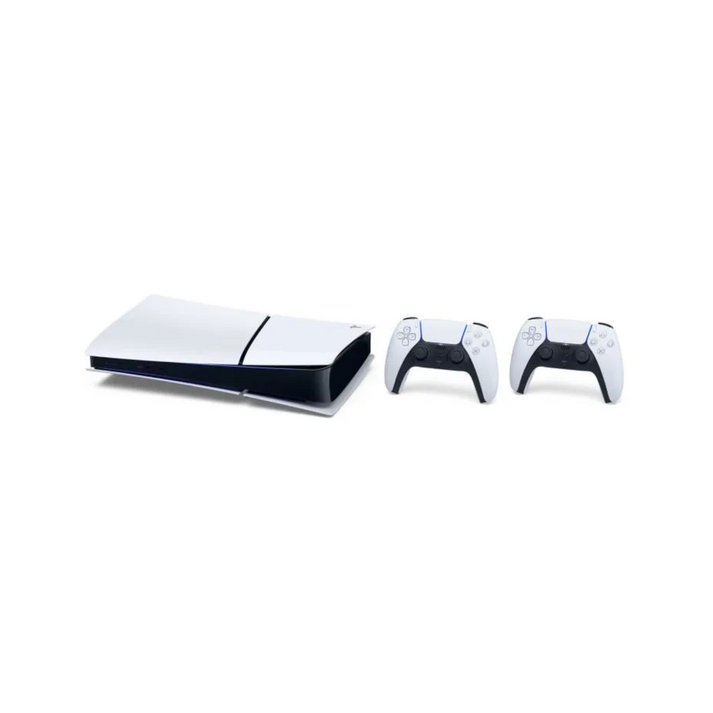 PS5 Digital Bundle: PS5 Digital Console (Slim Model) + 2nd White DualSense Wireless Controller
