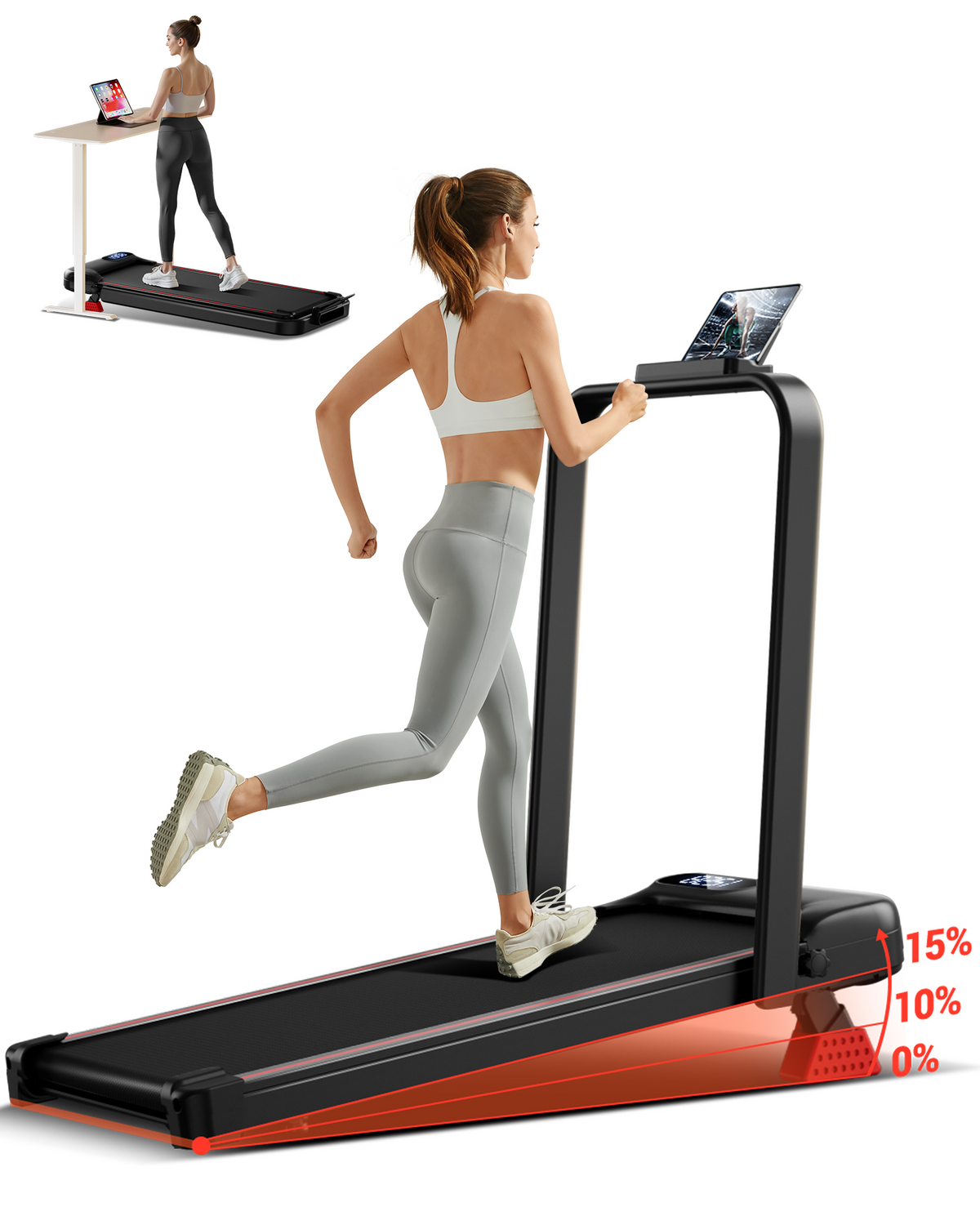 <tc>Umay U18 Tapis de marche avec inclinaison 9%/15% 1-10 km/h</tc>