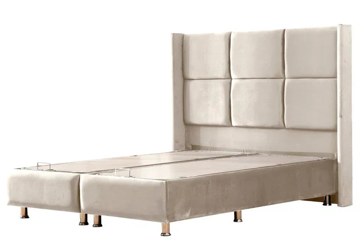 Lit Coffre Rio Velours 160x200