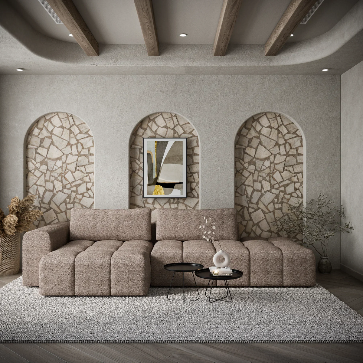 Canapé L Modular Comora