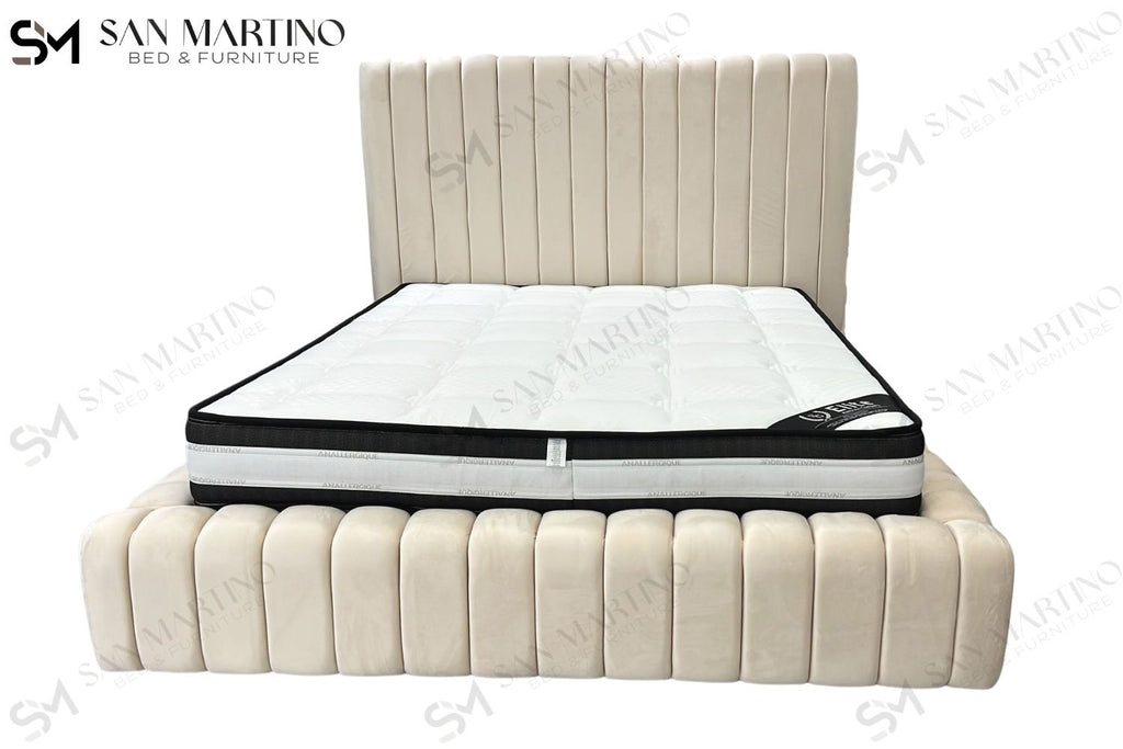 Lit Athéna Beige Élégant