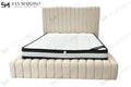 Lit Athéna Beige Élégant