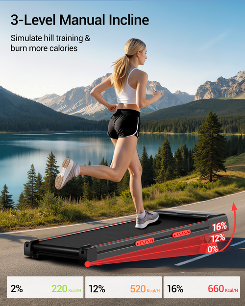 <tc>Umay X5 Tapis de Marche Sous Bureau, Inclinaison 16%, Walking Pad MAX 10 km/h</tc>