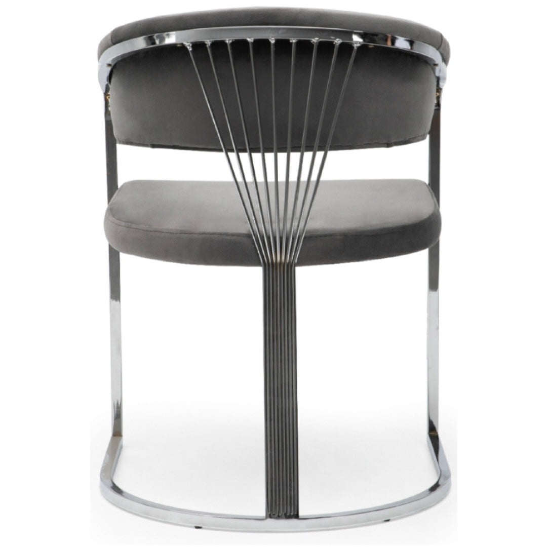 Chaise ANA en velours