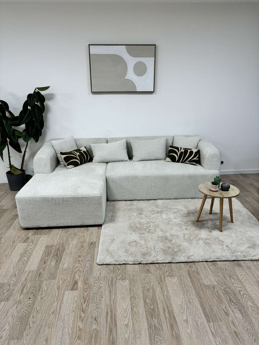 Canapé d'angle Ela chenille confortable