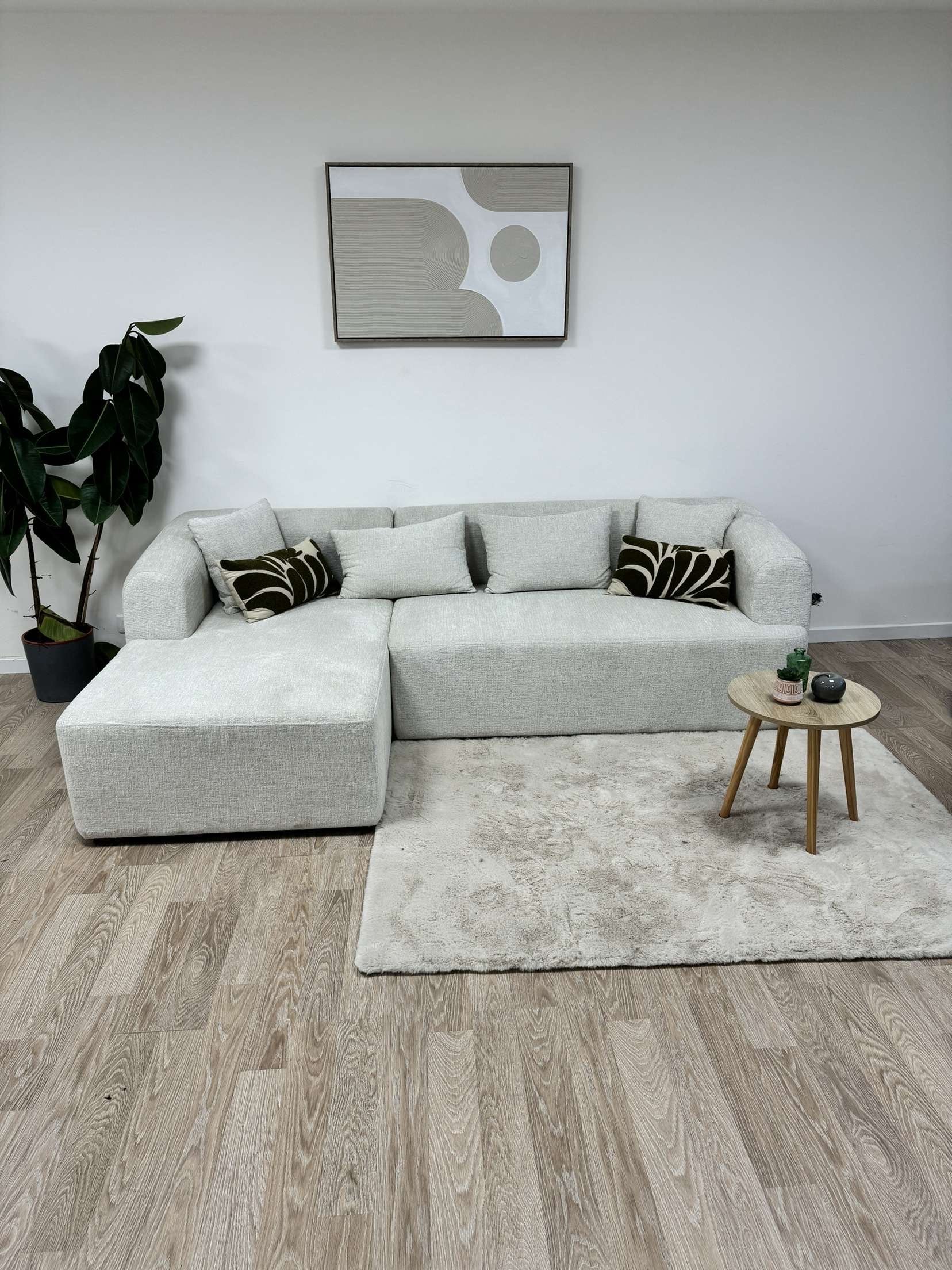 Canapé d'angle Ela chenille confortable