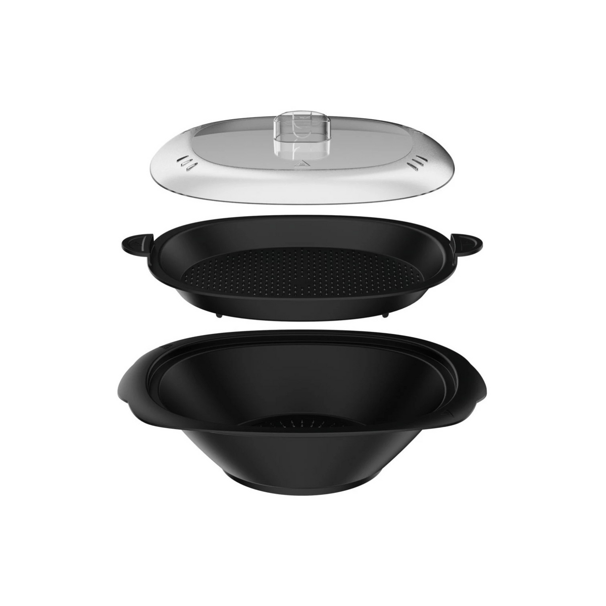 Moulinex Clickchef black food processor HF456810 + steamer