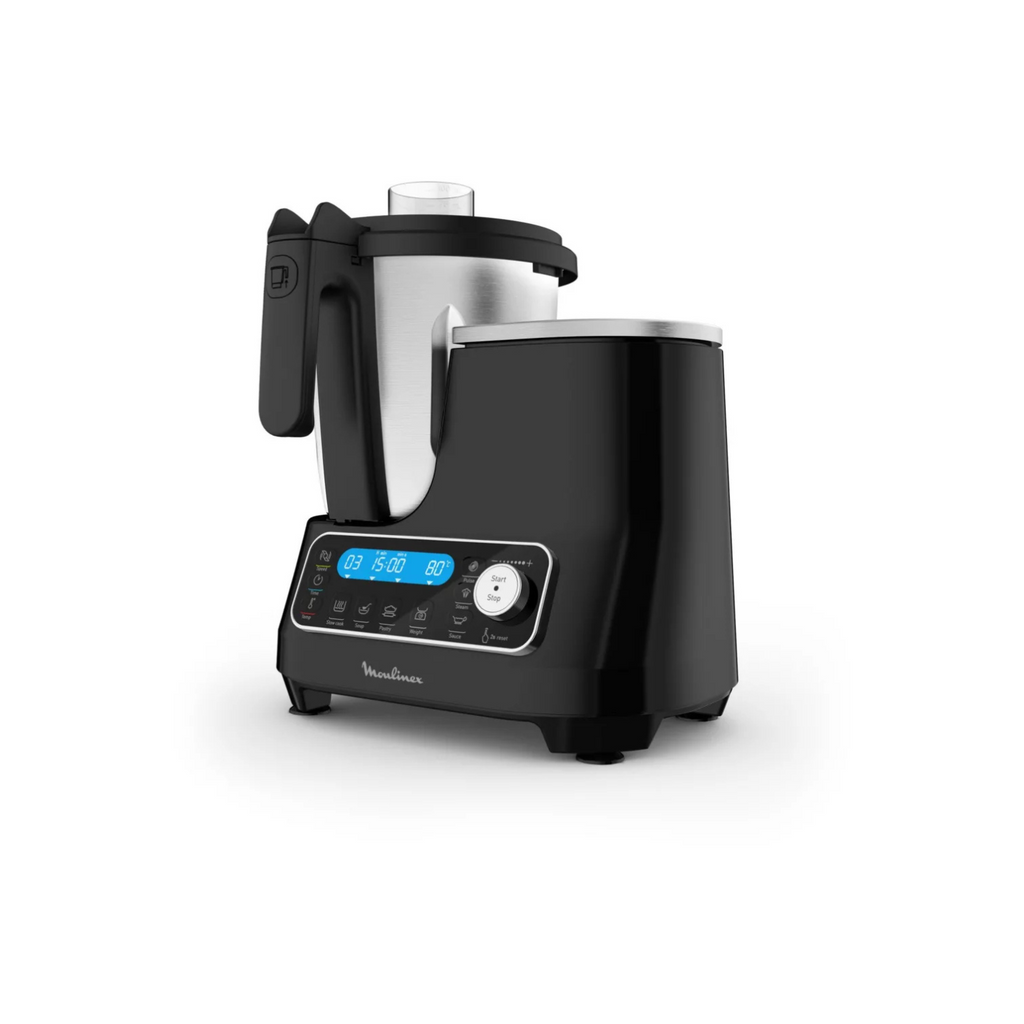 Moulinex Clickchef black food processor HF456810 + steamer