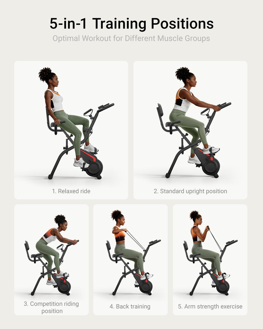 Umay CBX 5-in-1 Home Exercise X-Bike