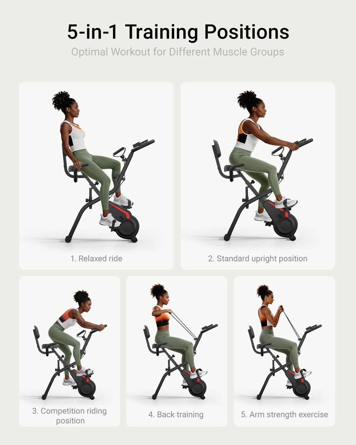 Umay CBX 5-in-1 Home Exercise X-Bike