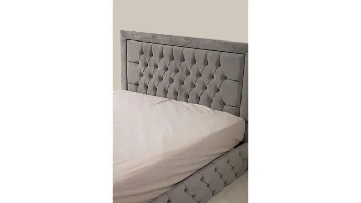 Lit ROMA Gris Moderne