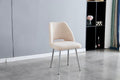 Chaise Ava Laine Bouclée Gris
