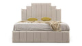 Cadre de Lit Confortable Natura Beige au Design Élégant
