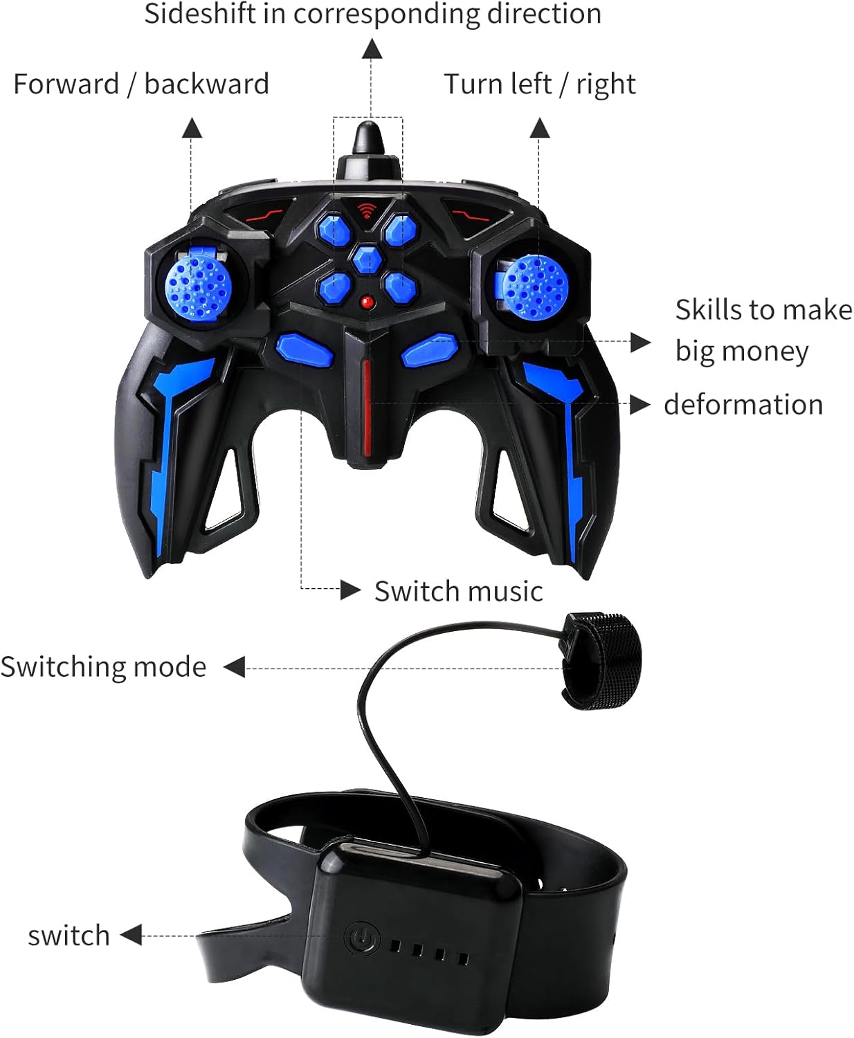 Remote Control Gesture Sensor Toy Cars