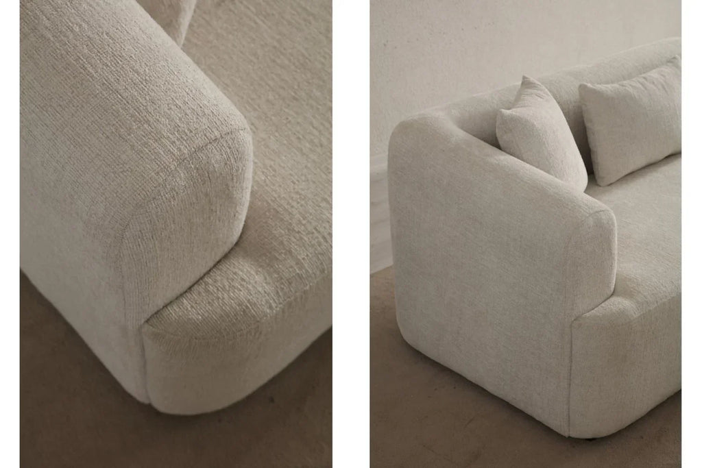 Canapé d'angle Ela chenille confortable