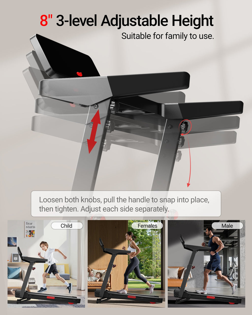 <tc>Umay L10 Tapis de Course Pliable, Inclinaison Motorisée 20%, Capteurs Cardiaques, 14 km/h</tc>