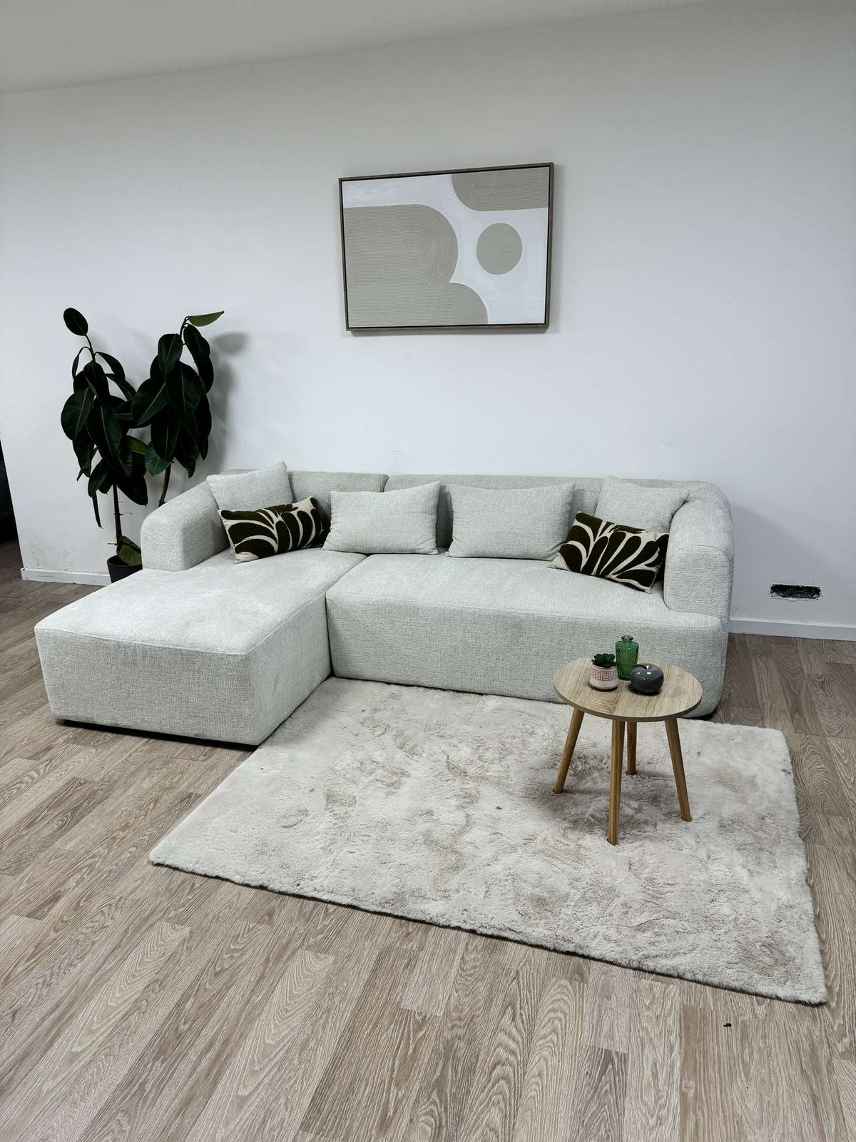 Canapé d'angle Ela chenille confortable