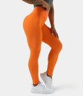 Orange Pumpkin Spice Leggings