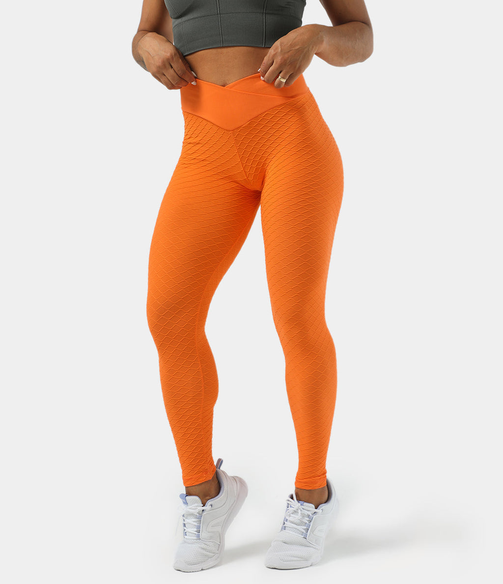 Orange Pumpkin Spice Leggings