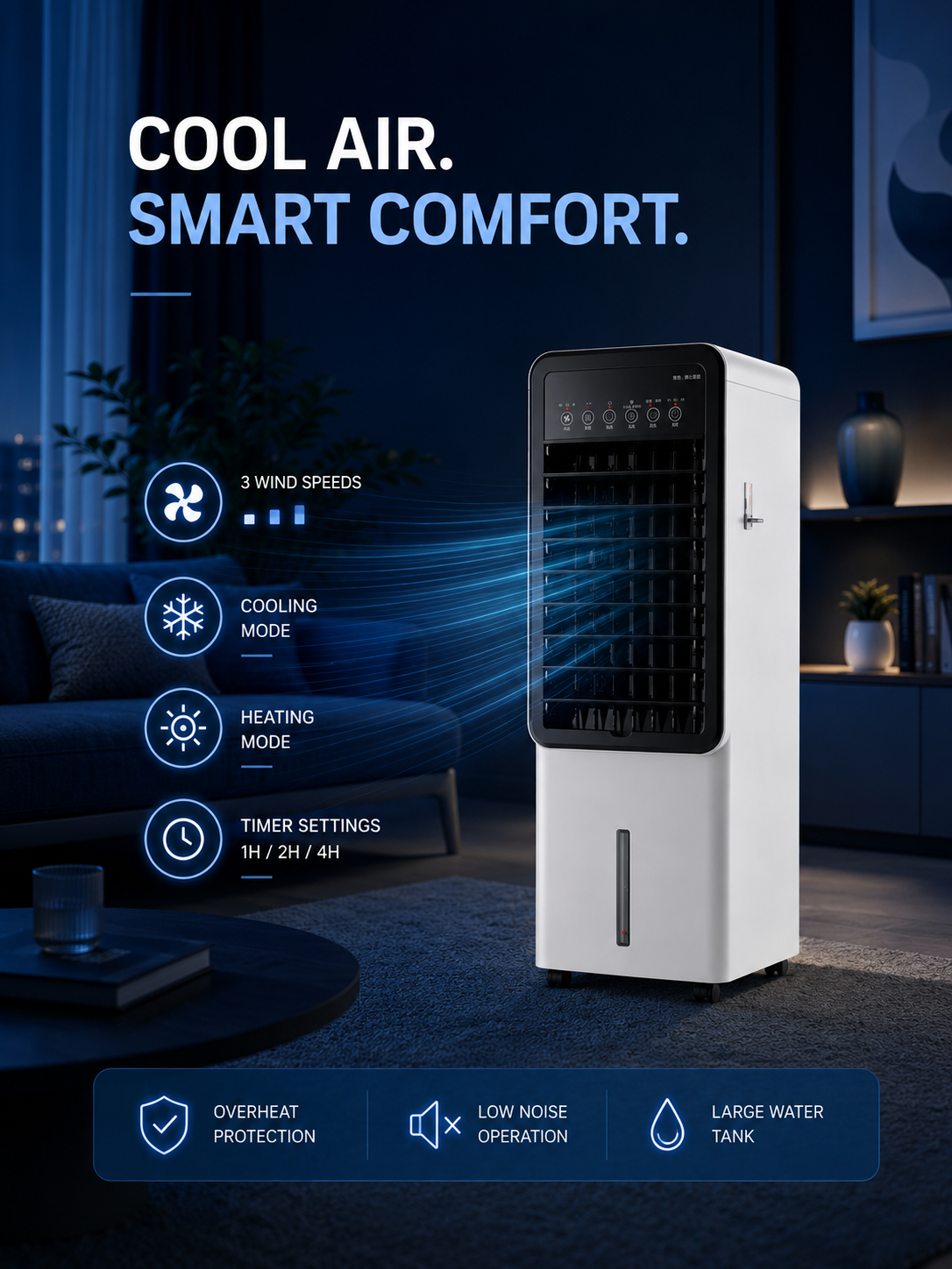 Coldest Breeze™ Signature Ultra – Edition 2026 · HEPA H13 · Wi-Fi
