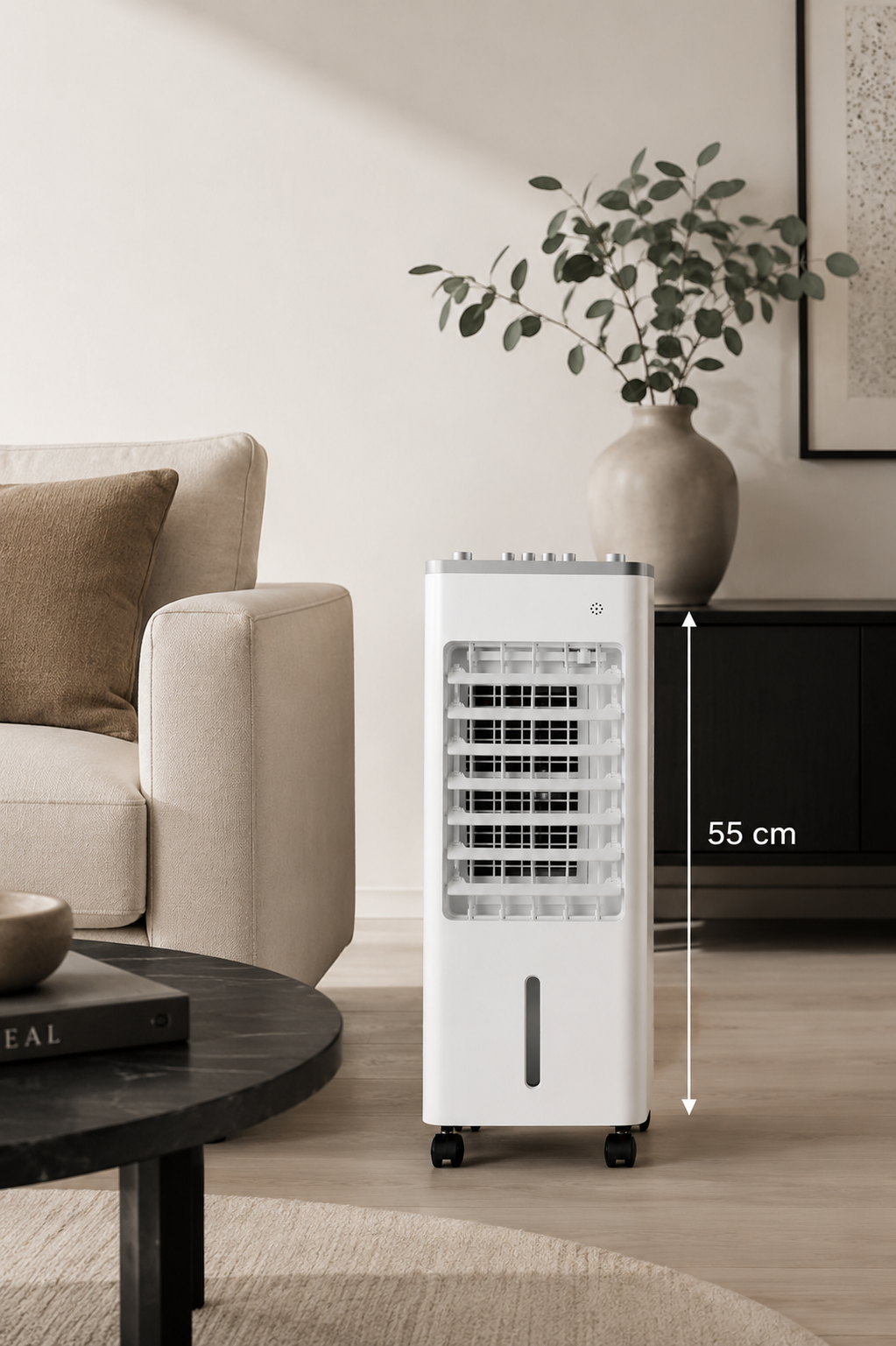 Coldest Breeze™ Lite Night — Rafraîchisseur d'Air Silencieux · Spécial Sommeil