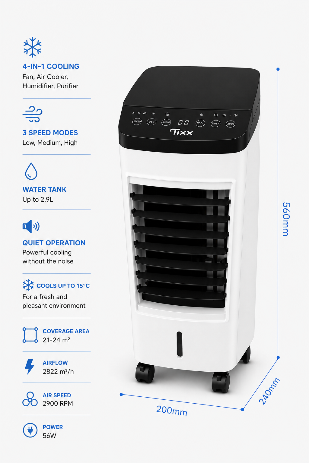 Coldest Breeze™ Frost 9000 Smart Max