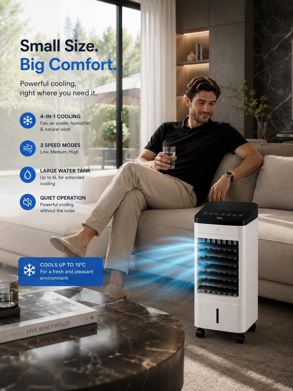 Coldest Breeze™ Frost 9000 Smart Max