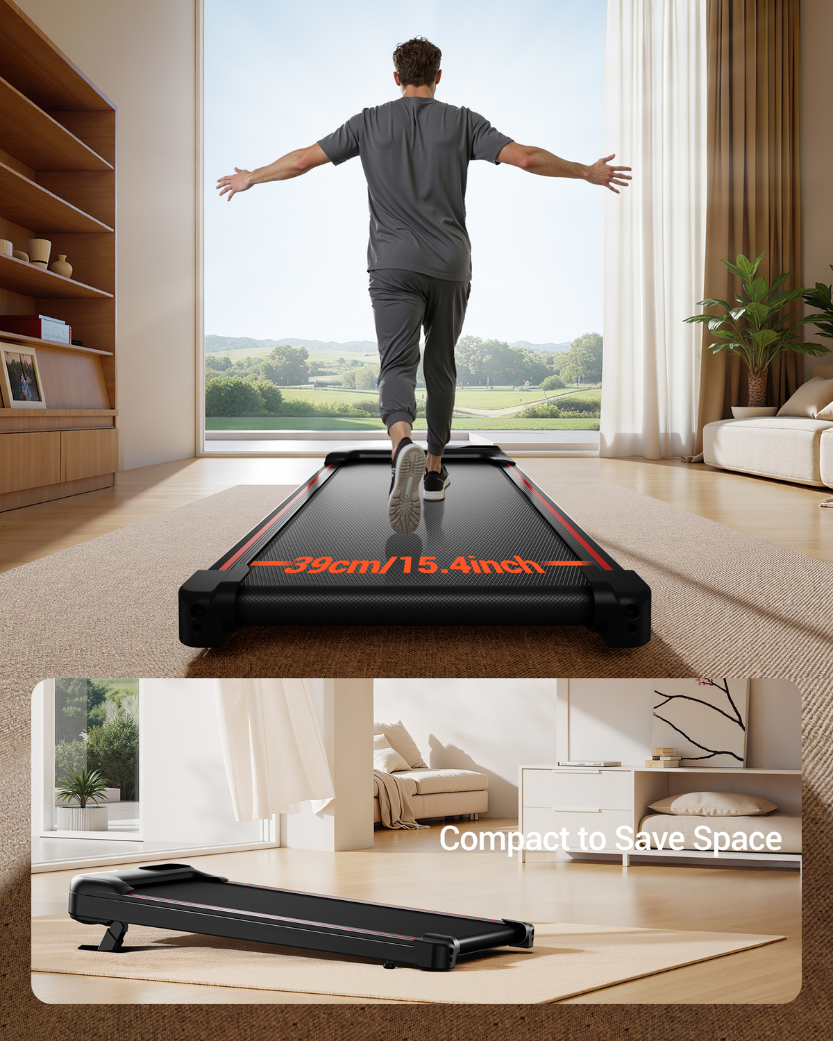 <tc>Umay U18 Tapis de marche avec inclinaison 9%/15% 1-10 km/h</tc>