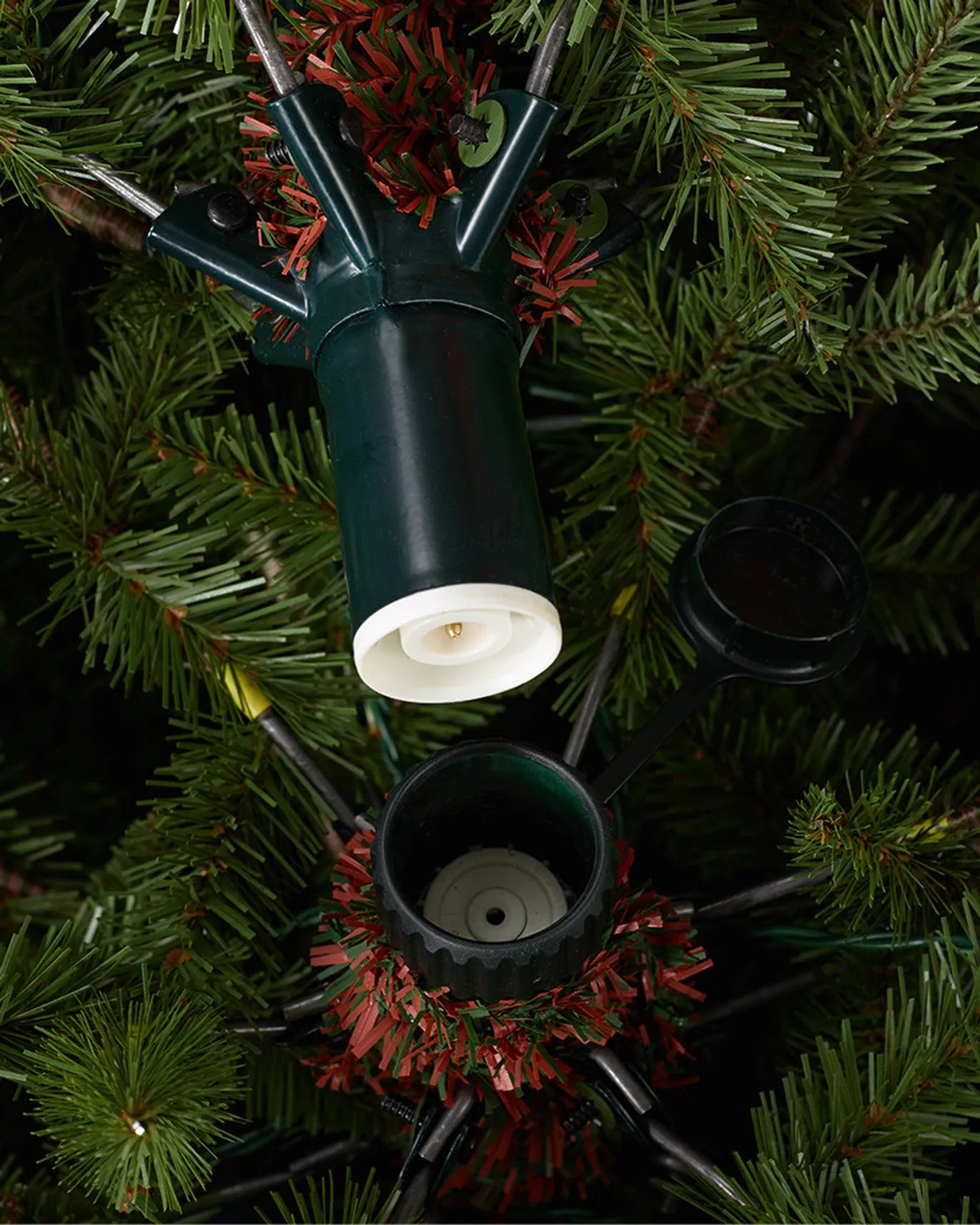 Sapins de Noël artificiels de Fraser enneigés