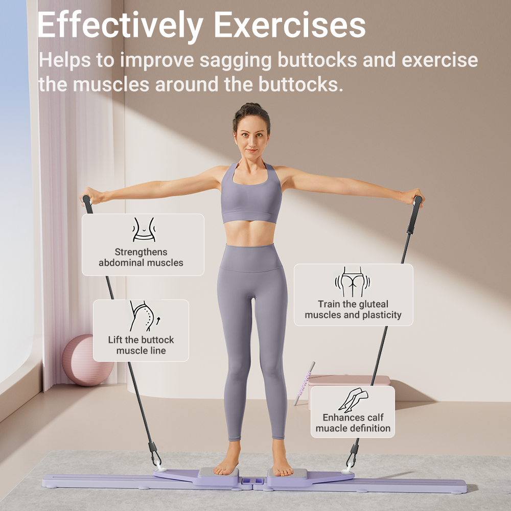 Umey Ultimate Split-Style Detachable Pilates Abdominal Board [Newly Upgraded]