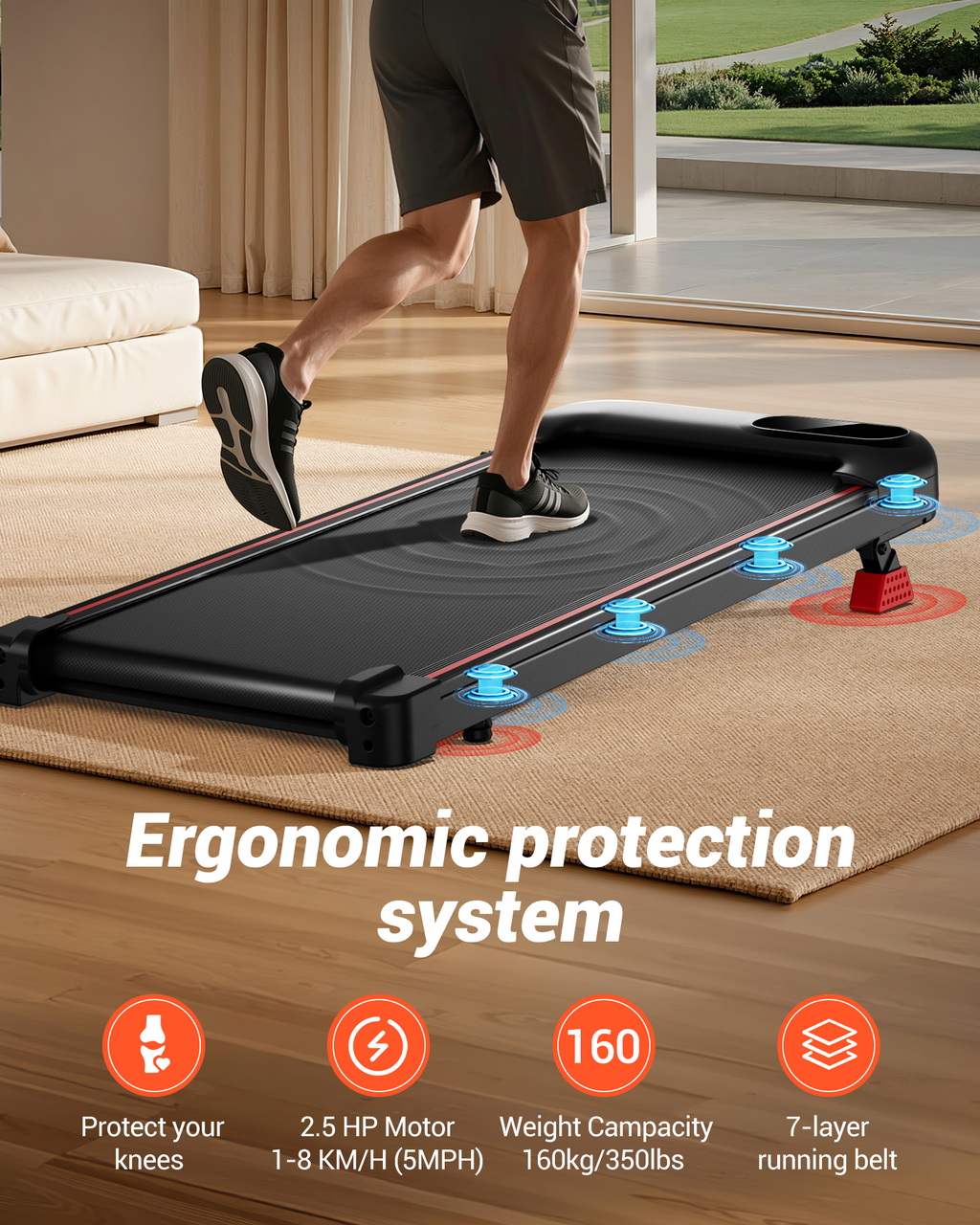 <tc>Umay U18 Tapis de marche avec inclinaison 9%/15% 1-10 km/h</tc>