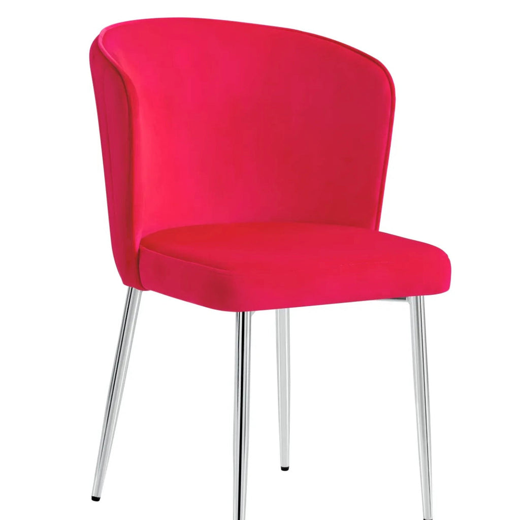 Chaise Diana Velours Noir 