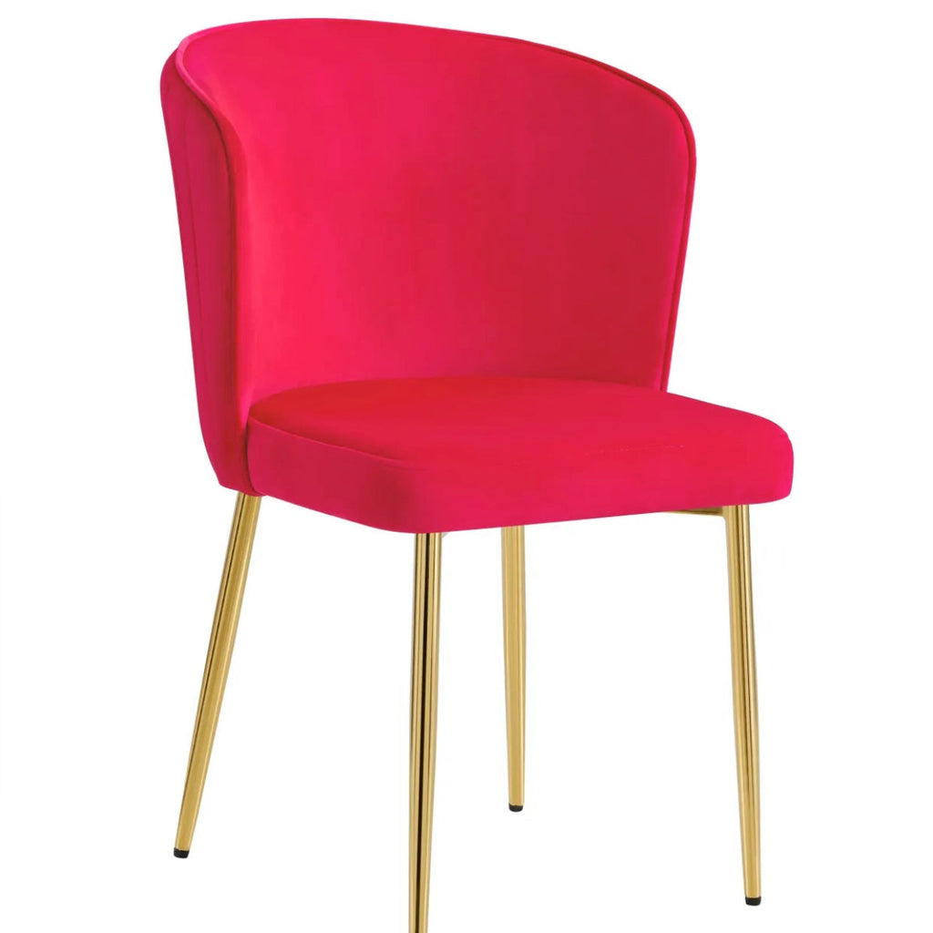Chaise Diana Velours Noir 