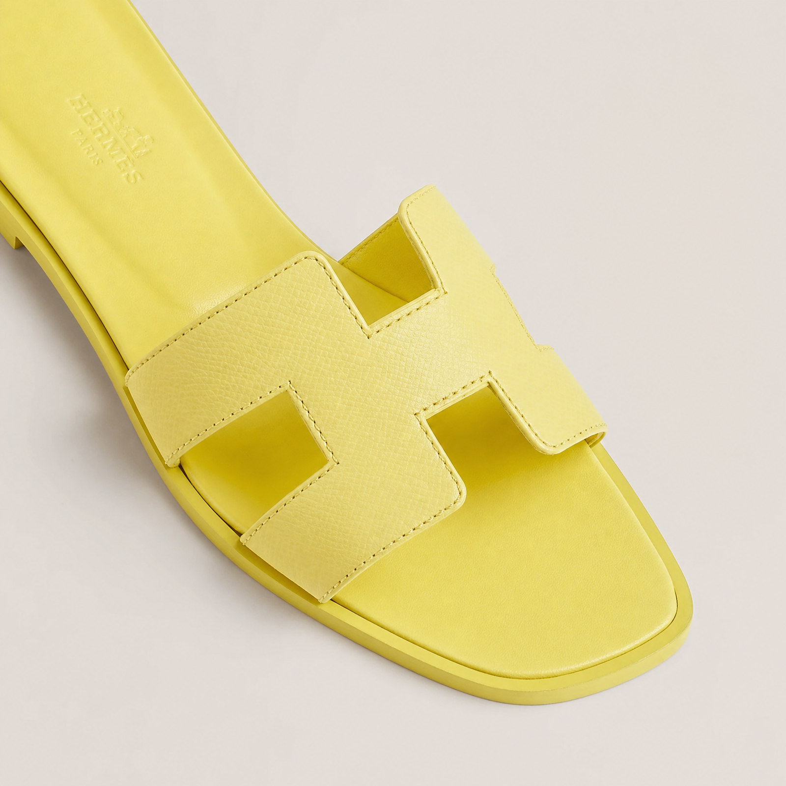 Sandales Oran - Jaune Pastel