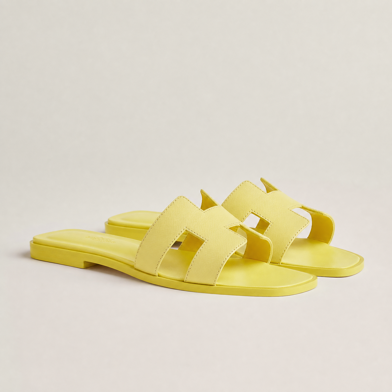 Sandales Oran - Jaune Pastel