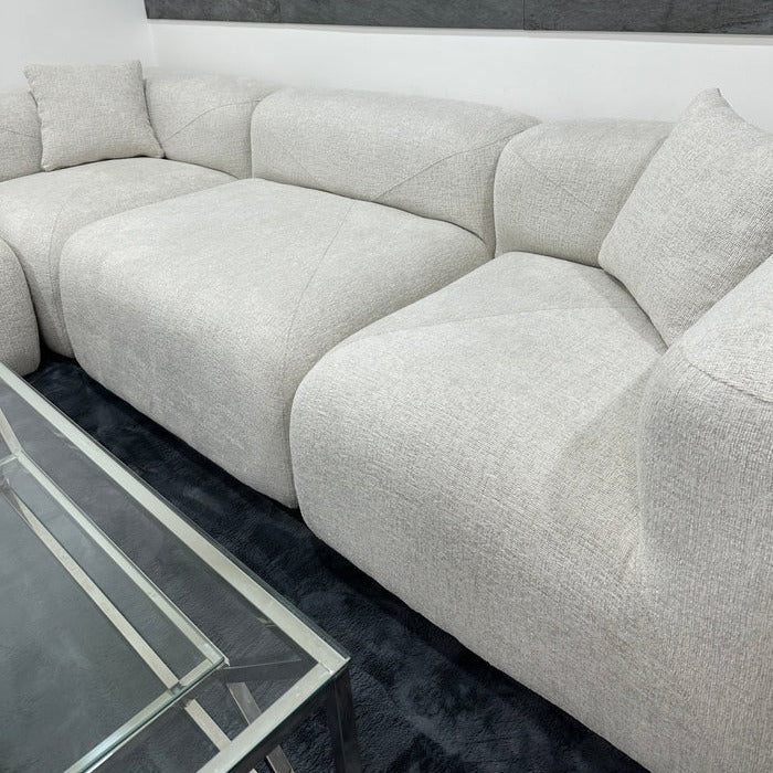 Canapé Melva Tissu Chenille Moderne