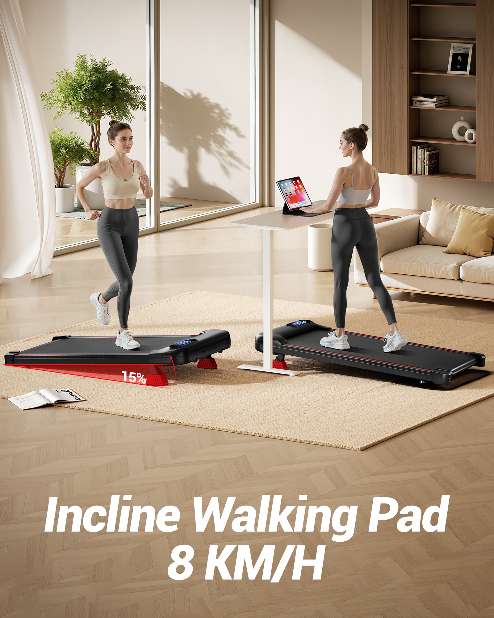 <tc>Umay U18 Tapis de marche avec inclinaison 9%/15% 1-10 km/h</tc>