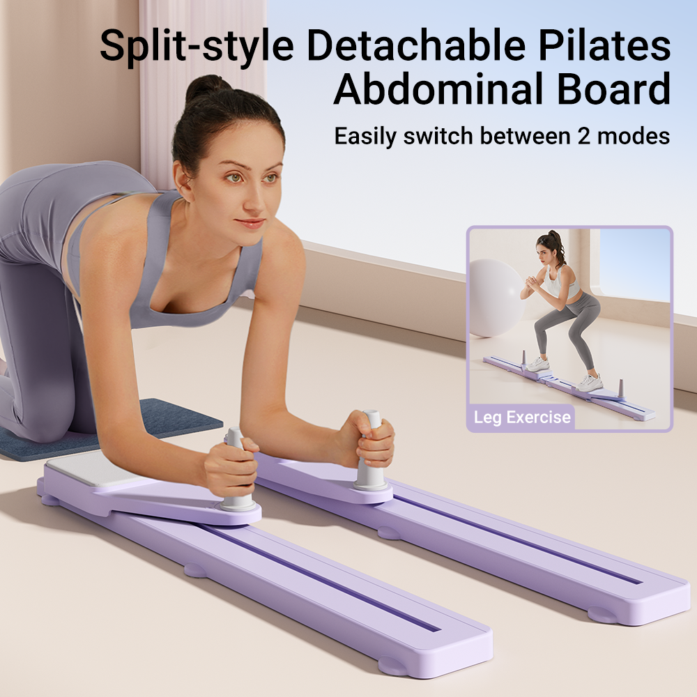 Umey Ultimate Split-Style Detachable Pilates Abdominal Board [Newly Upgraded]
