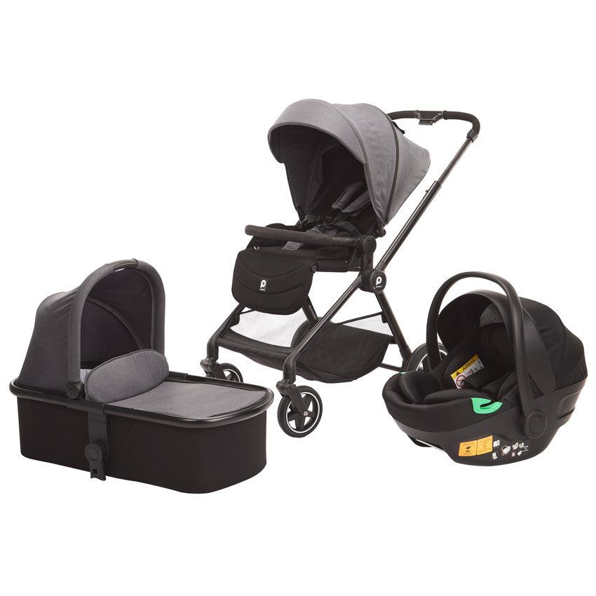 Poussette trio  avec siège-auto