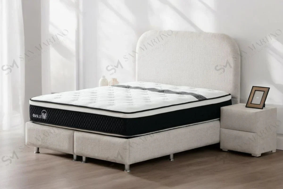 Lit Coffre Chenille Élégant
