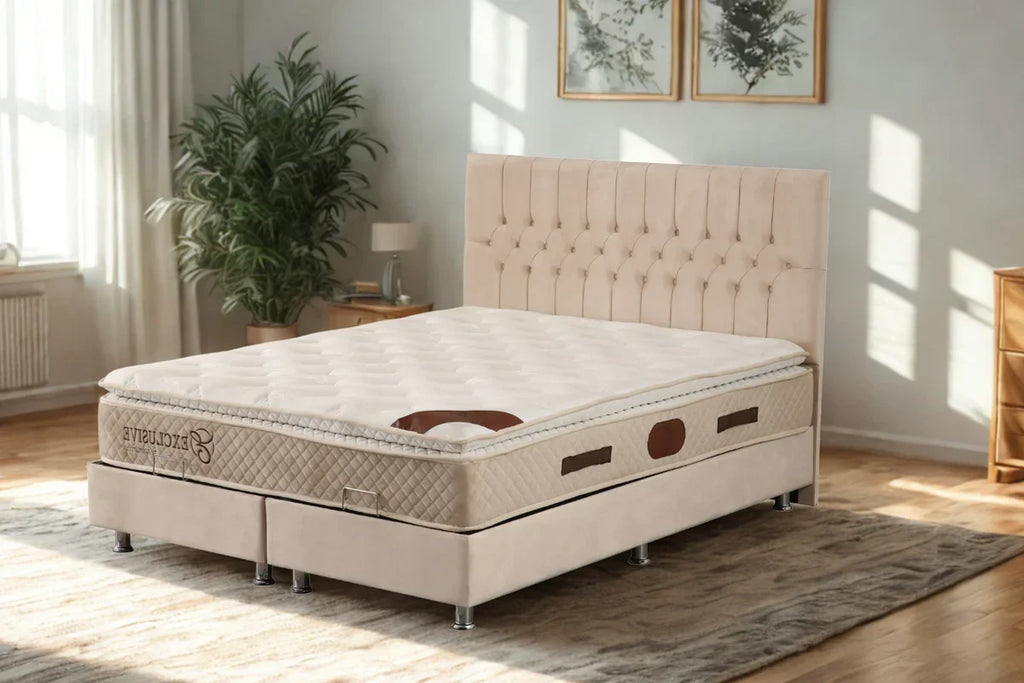 Lit coffre Hugo velours chic