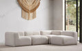 Canapé Melva Tissu Chenille Moderne