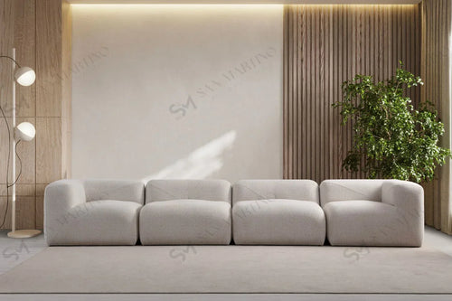 Canapé Melva Tissu Chenille Moderne
