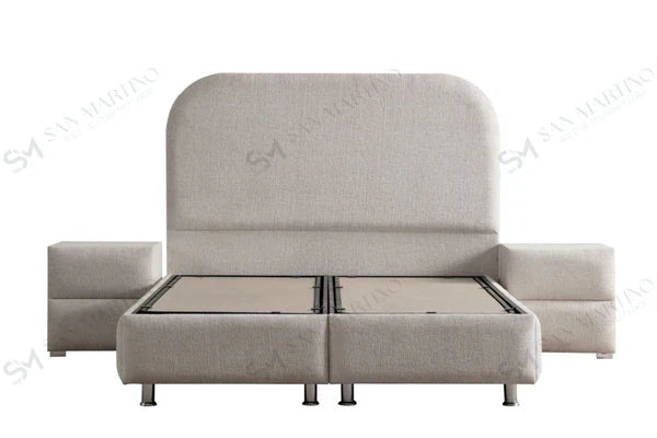 Lit Coffre Chenille Élégant