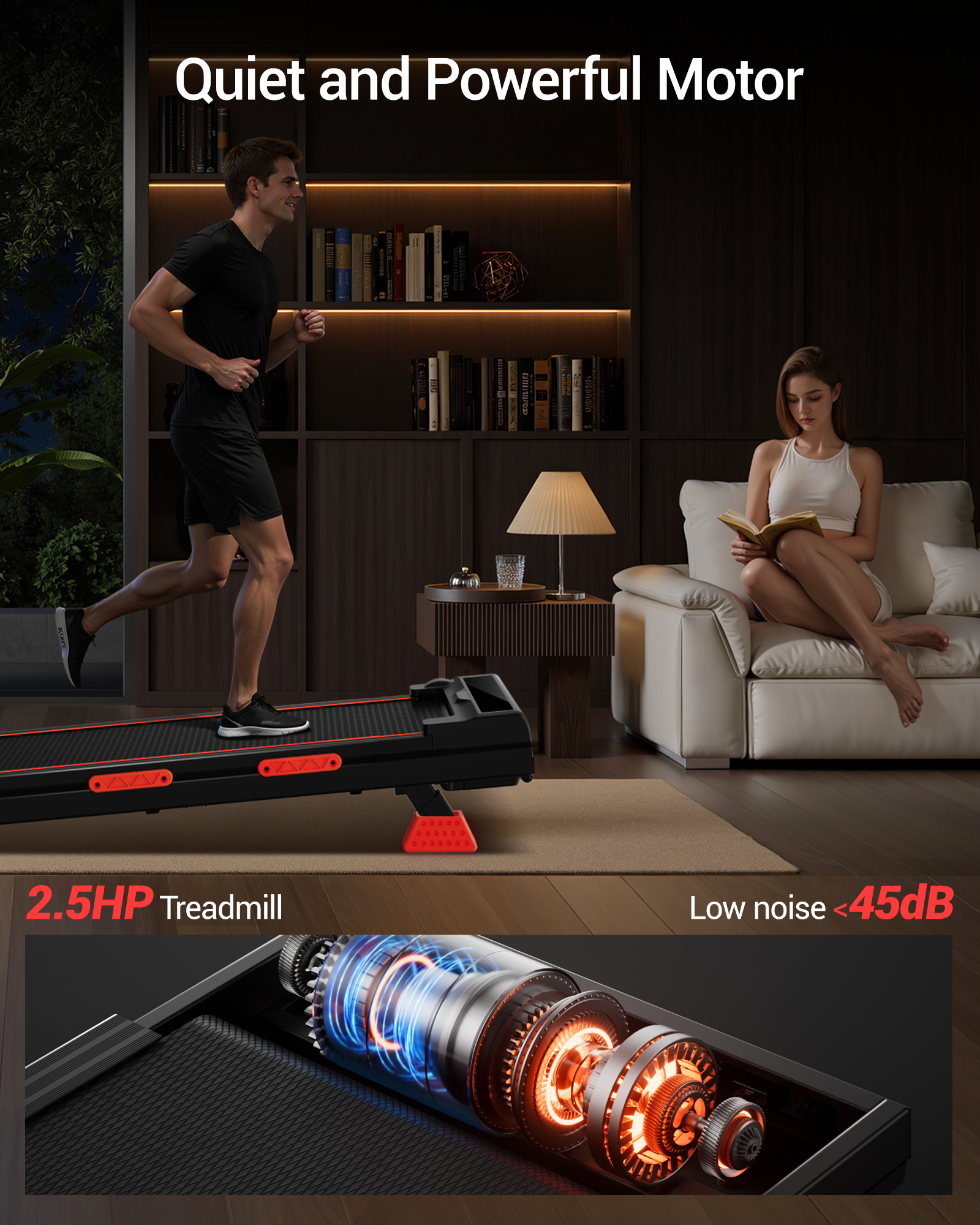 <tc>Umay X5 Tapis de Marche Sous Bureau, Inclinaison 16%, Walking Pad MAX 10 km/h</tc>