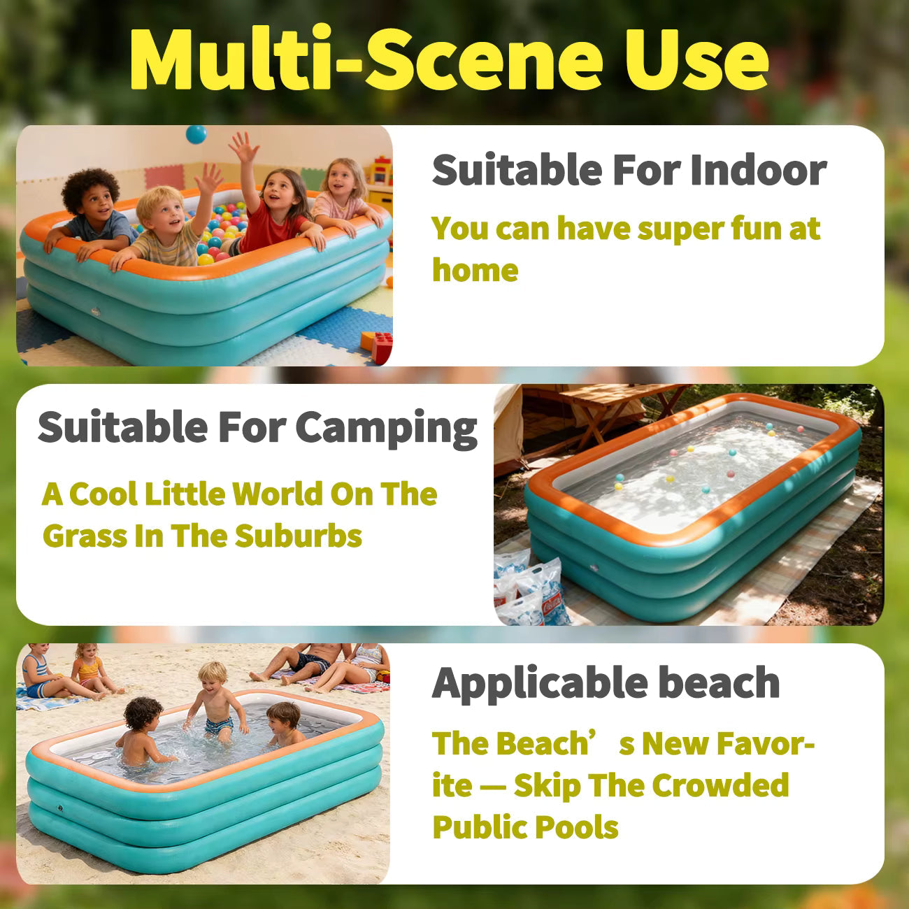 XXL Inflatable Family Pool