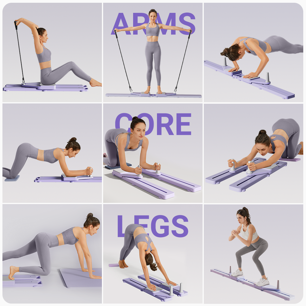 Umey Ultimate Split-Style Detachable Pilates Abdominal Board [Newly Upgraded]